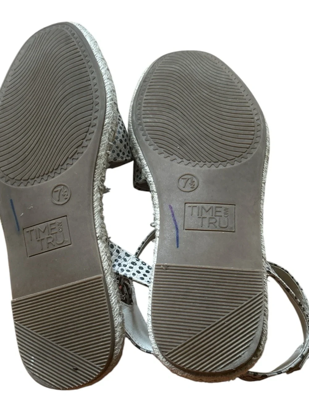 Time and Tru espadrille flats